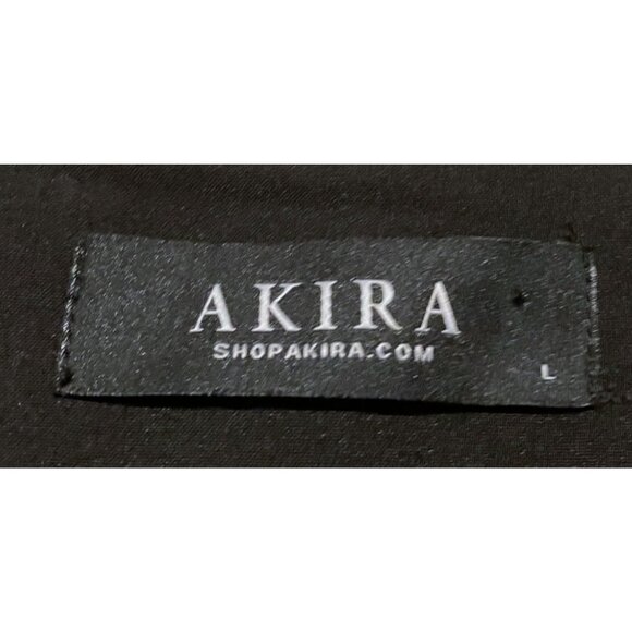 Akira Blazer L Black Fitted Hourglass Minimalist Neutral Goth Capsule Office - Picture 7 of 9